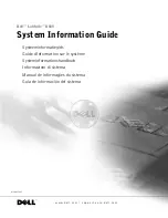 Preview for 1 page of Dell Lattitude D600 System Information Manual