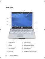 Предварительный просмотр 20 страницы Dell M1330 - XPS - Core 2 Duo 1.83 GHz Owner'S Manual