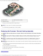 Preview for 43 page of Dell M1330 - XPS - Core 2 Duo 1.83 GHz Service Manual