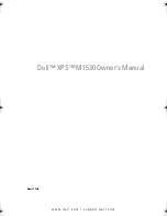 Dell M1530 - XPS laptop. TUXEDO Owner'S Manual preview