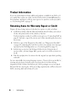 Preview for 62 page of Dell M4400 - Precision Mobile Workstation Quick Reference Manual