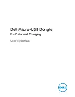 Preview for 1 page of Dell Micro-USB dongle User Manual