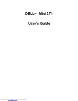 Предварительный просмотр 1 страницы Dell MINI 3T1 User Manual