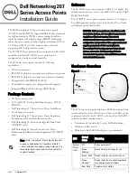 Preview for 1 page of Dell Networking 207 Series Installation Manual