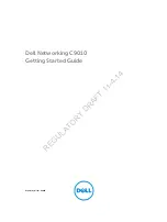 Preview for 1 page of Dell Networking C9010 Getting Started Manual