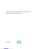 Dell Networking S4048 Getting Started Manual preview