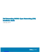 Dell Networking S4048 Installation Manual preview