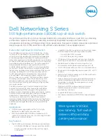 Dell Networking S55 Specifications preview