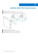 Предварительный просмотр 6 страницы Dell OptiPlex 3000 Thin Client Antenna Installation Manual