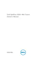 Dell OptiPlex 3020-Mini Tower Owner'S Manual preview