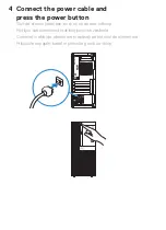 Preview for 4 page of Dell OptiPlex 3050 Tower Quick Start Manual