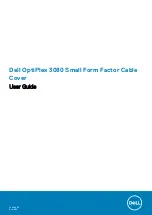 Preview for 1 page of Dell OptiPlex 3080 Small Form Factor Cable Cover User Manual