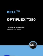 Dell OptiPlex 380 Technical Manualbook preview