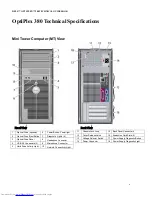 Preview for 4 page of Dell OptiPlex 380 Technical Manualbook