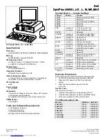 Dell OptiPlex 486 Specifications preview