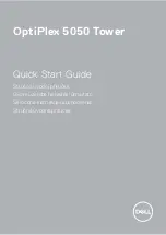 Preview for 1 page of Dell OptiPlex 5050 Tower Quick Start Manual