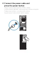 Preview for 4 page of Dell OptiPlex 5050 Tower Quick Start Manual