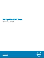 Preview for 1 page of Dell OptiPlex 5055 Tower Owner'S Manual