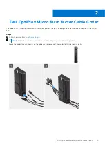 Preview for 5 page of Dell OptiPlex 5090 Micro Form Factor Cable Cover Install Manual