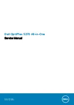 Dell OptiPlex 5270 All-in-One Service Manual preview