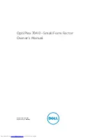Dell OptiPlex 7040 Owner'S Manual preview