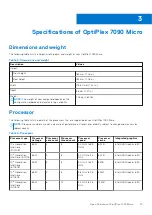 Preview for 15 page of Dell OptiPlex 7090 Setup And Specifications