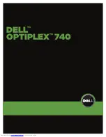 Preview for 1 page of Dell OPTIPLEX 740 Specifications