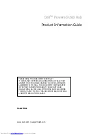 Предварительный просмотр 3 страницы Dell OptiPlex Powered USB HUB Product Information Manual