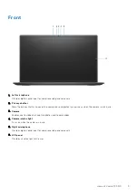 Preview for 9 page of Dell P106F Setup And Specifications