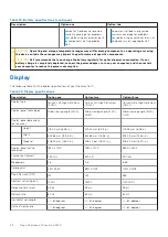 Preview for 22 page of Dell P114F Setup And Specifications