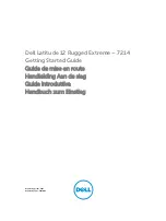 Preview for 1 page of Dell P18T Getting Started Manual