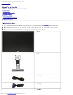 Preview for 2 page of Dell P2211H User Manual