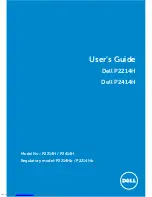 Предварительный просмотр 1 страницы Dell P2214H User Manual