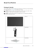 Предварительный просмотр 5 страницы Dell P2217H User Manual