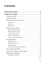 Preview for 3 page of Dell P2222H User Manual