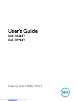 Dell P2314T User Manual предпросмотр