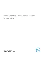 Preview for 1 page of Dell P2317Hb User Manual