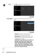 Preview for 42 page of Dell P2421 User Manual