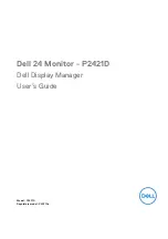 Preview for 1 page of Dell P2421D User Manual