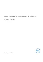 Dell P2421DC User Manual предпросмотр