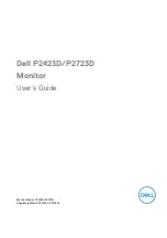 Dell P2423D User Manual предпросмотр