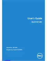 Dell P2714H User Manual предпросмотр