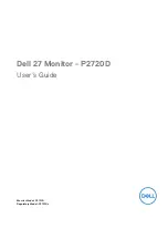 Dell P2720D User Manual preview