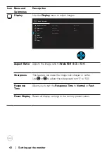 Preview for 42 page of Dell P2721Q User Manual