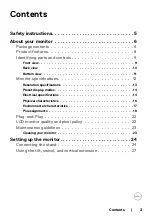 Preview for 3 page of Dell P2722H User Manual