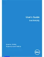 Preview for 1 page of Dell P2815Q User Manual