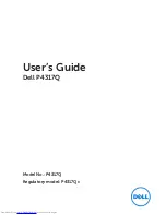 Dell P4317Q User Manual preview