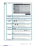 Preview for 37 page of Dell P4317Q User Manual