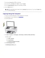 Предварительный просмотр 72 страницы Dell P703w - Photo All-in-One Printer Color Inkjet User Manual