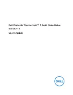 Preview for 1 page of Dell Portable Thunderbolt 3 SSD User Manual